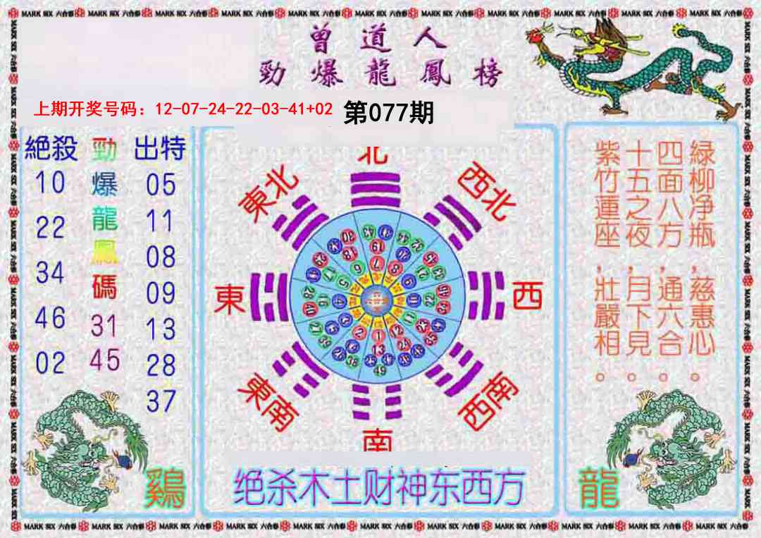 077期曾道人劲爆龙凤榜[图]